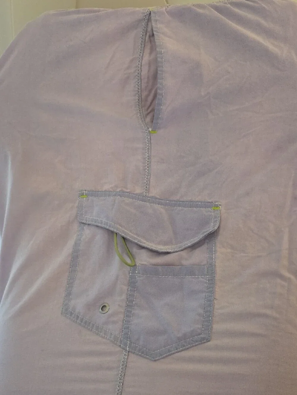 Men's Light Lavender Swim Trunks with Drawstring Waist